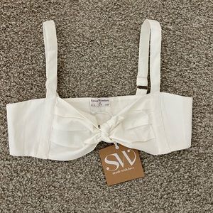 Cute White Crop Top